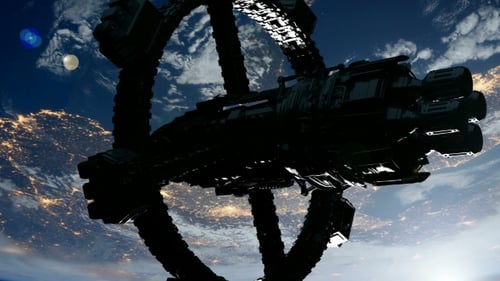 Space Station Orbiting Earth