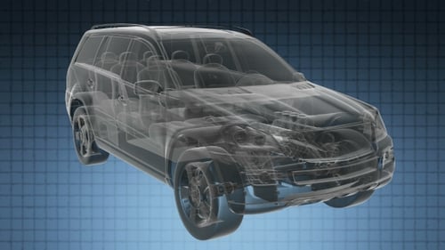 Transparentes Auto