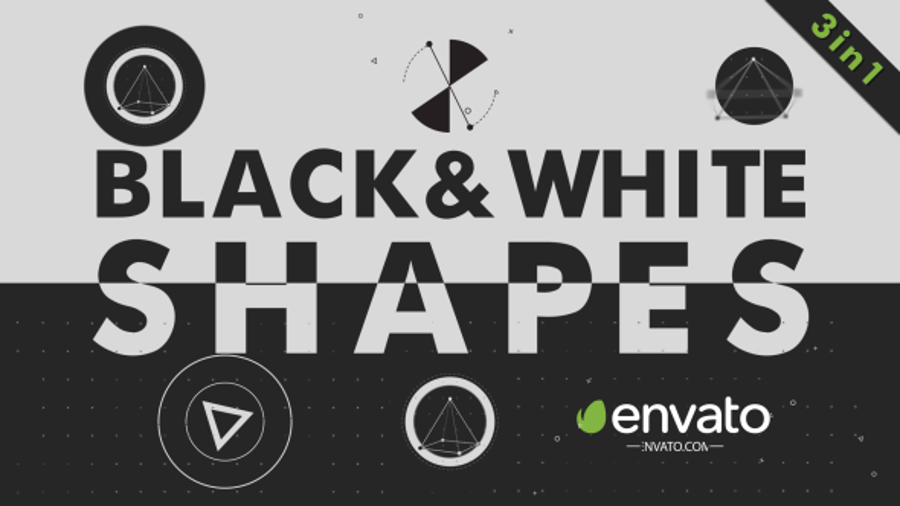 Cover for Black White Shapes