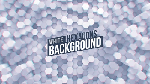 Elegant White Hexagons