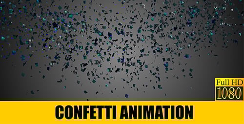 Falling Geometric Confetti Explosion for Celebrations