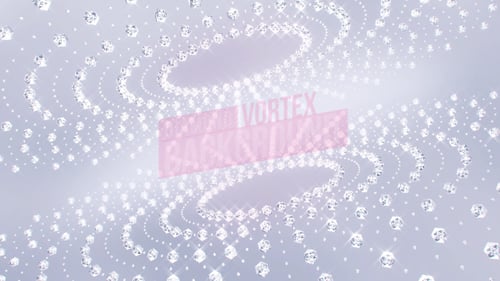 Sparkling Diamond Vortex Tunnel Abstract Loop Background