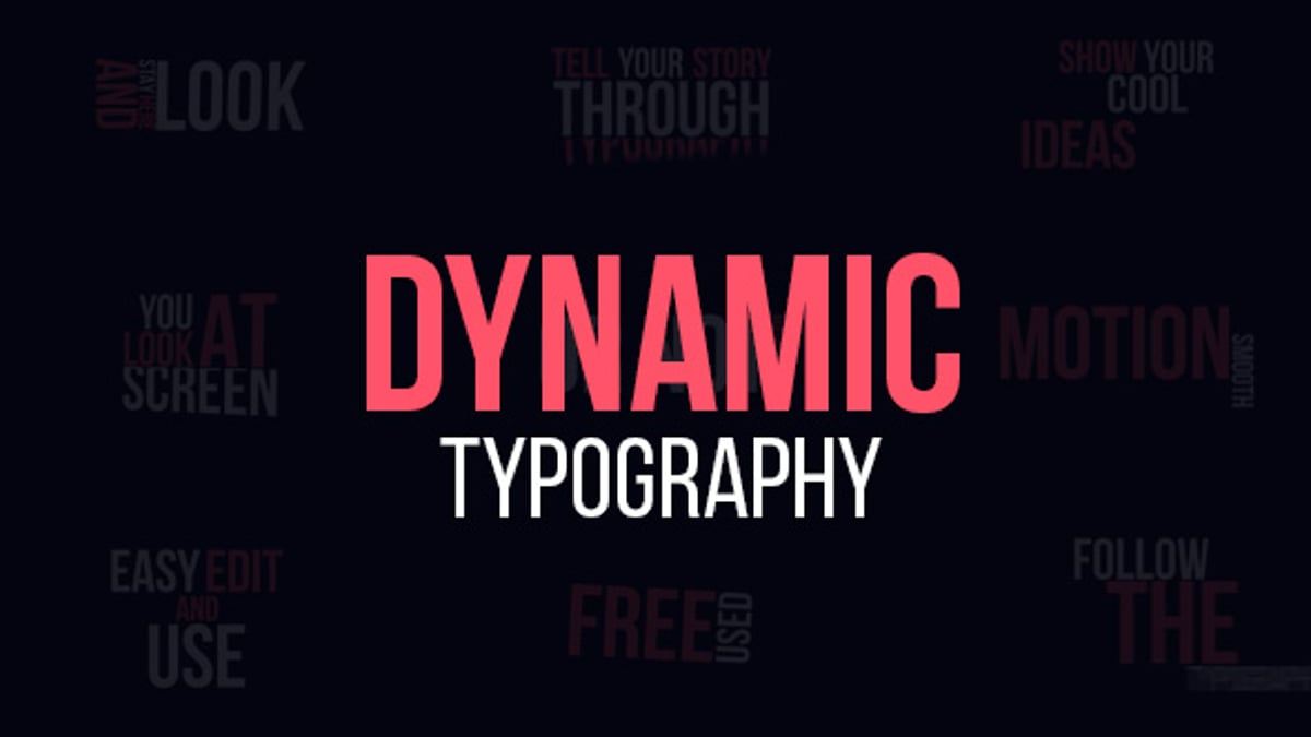 Dynamic Typography, Titles ft. text dynamic & typography - Envato