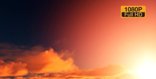 Sunset Red Clouds