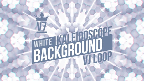 Clean White Vj Loop V7