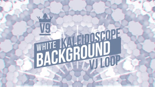 Clean White Vj Loop V9