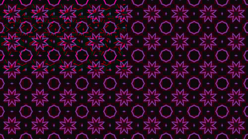 Geometric Patterns Morphing with Vibrant Neon Colors Loop