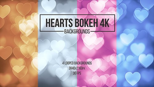 Hearts Bokeh Backgrounds