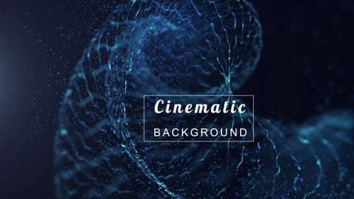 Blue Space Background