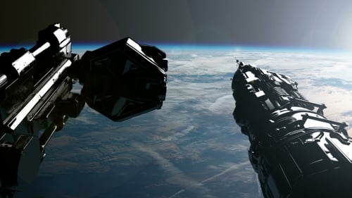 Station spatiale internationale en orbe autour de la Terre