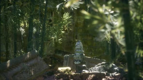 Ruins of Famous Temple in Cambodian Angkor Wat Area