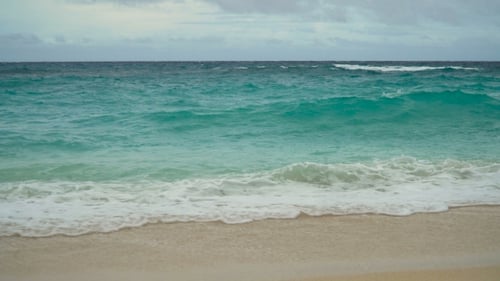Wunderschöner Strand auf Tropical Island.
