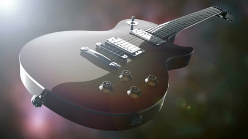 Girar guitarra eléctrica