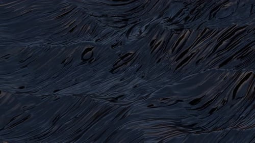 Dark Abstract Liquid Waves Flowing Seamless Loop Background