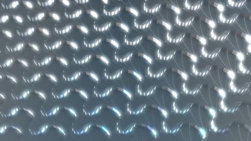 4K Abstract White Background Seamless Loop