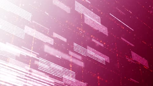 4K Binary code digital background (loopable)