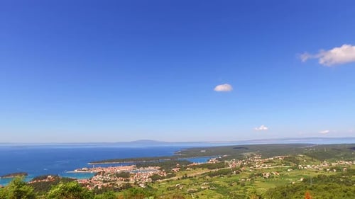Sunny Summer Day and Islands Far Away