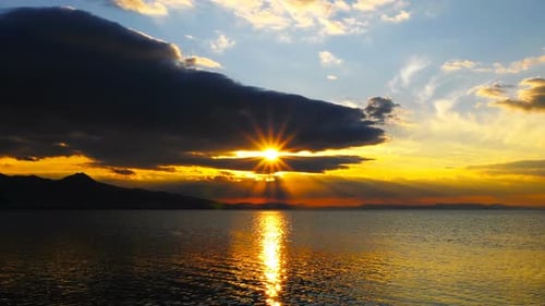 Sunset And Sea