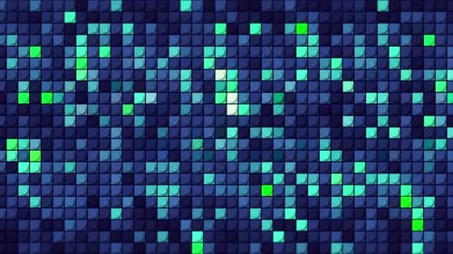 Mosaic background of many colorful iridescent squares