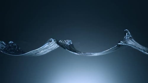 Water surface wave, Slow Motion