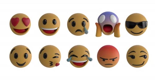 Animated 3D Emoji Pack for Social Media and Reactions