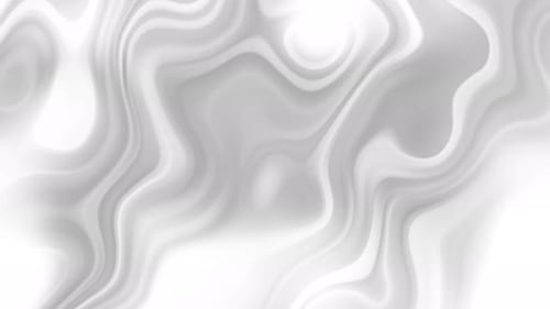 Seamless Fluid White and Gray Abstract Motion Background Loop
