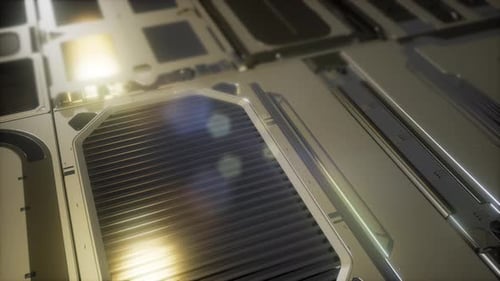 Sci Fi Metal Background