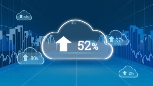 Upload progress clouds and graphs