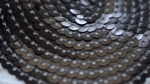 Tissu tricoté à paillettes Slider Shot