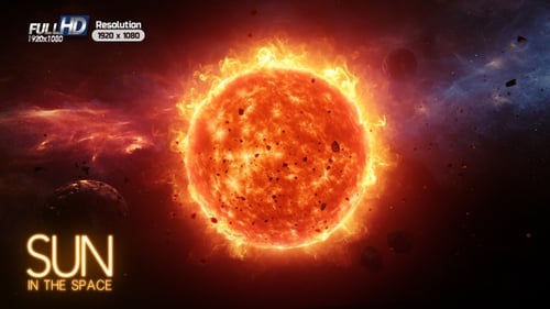 Sonne im Weltraum