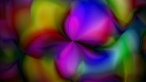 Blue Green Yellow Pink Colorful Smooth Animated Background