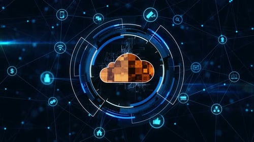 Futuristic Cloud Technology and Global Data Network