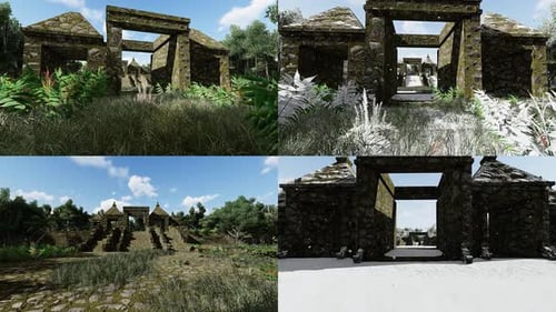 15 pacotes de vídeo do templo Ratu Boko