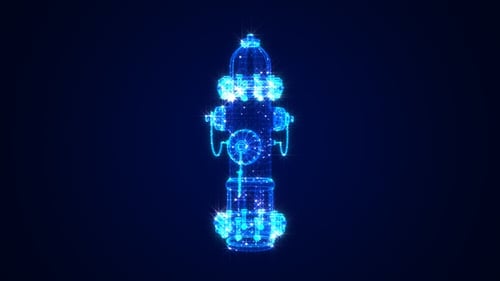 Fire Hydrant 3D Hologram