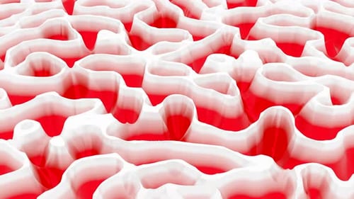 Conceito de ciência microbiológica com formas móveis