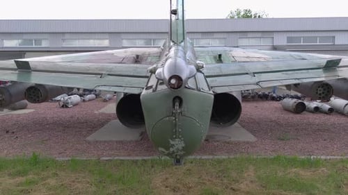 Retired Military Jet Aircraft Display