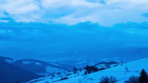 A Strong Winter Snowstorm