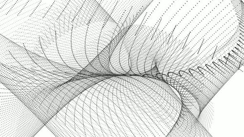 Dynamic Particle Network Abstract Motion Background