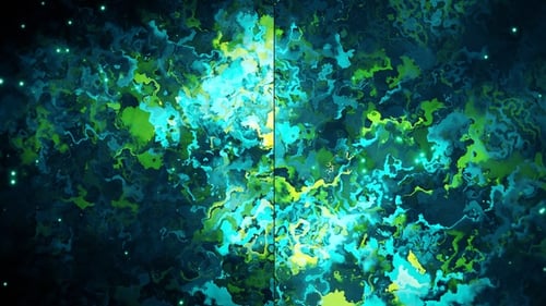 Green Turquoise Abstract Artistic Liquid Backgrounds