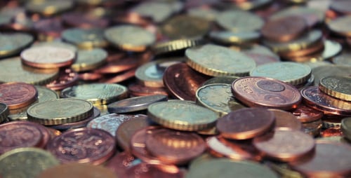 Pile of coins