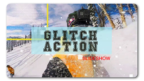 Glitch Action Slideshow