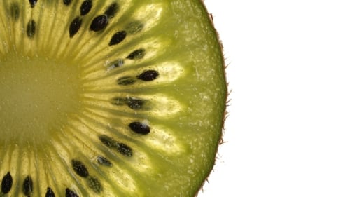 Rotating Kiwi Slice