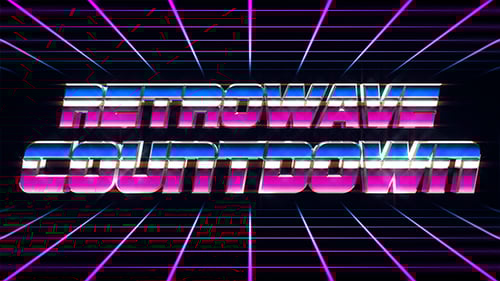Retrowave Countdown