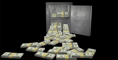 Sicher mit Geld und leer