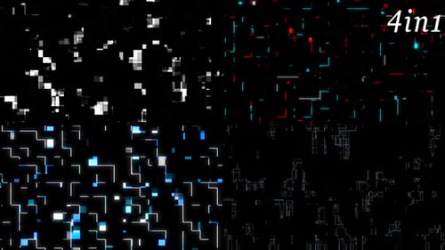 Flash-Quadrate — VJ Loop-Paket (3in1)