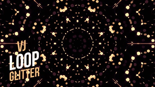 Gold Glitter Dj Loop