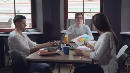 Group of Business People in Office