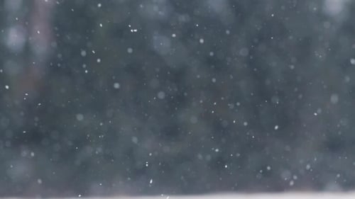 Schnee oder Schneefall im Freien im Winter 2