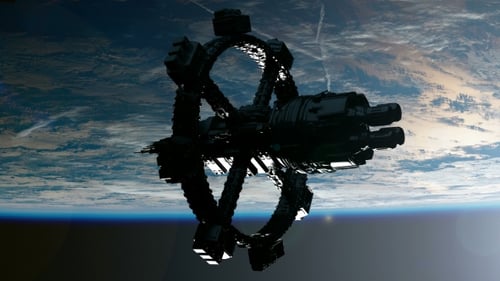 Station spatiale tournant autour de la Terre