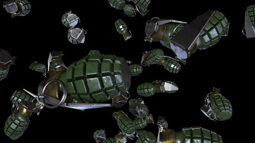 Boucle des grenades tombantes